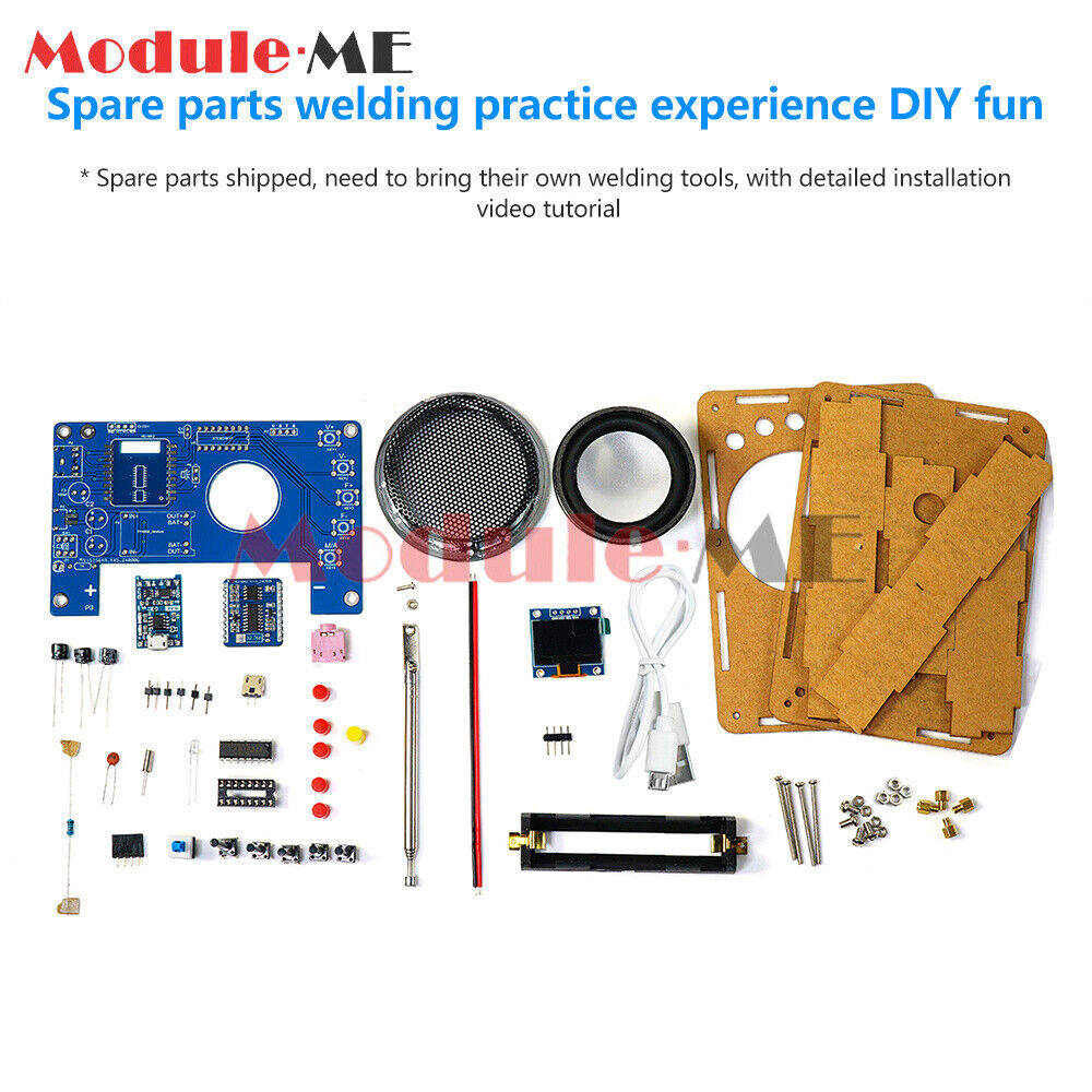 DIY FM Radio Electronic Kit - 87-108MHz - Soldering Project